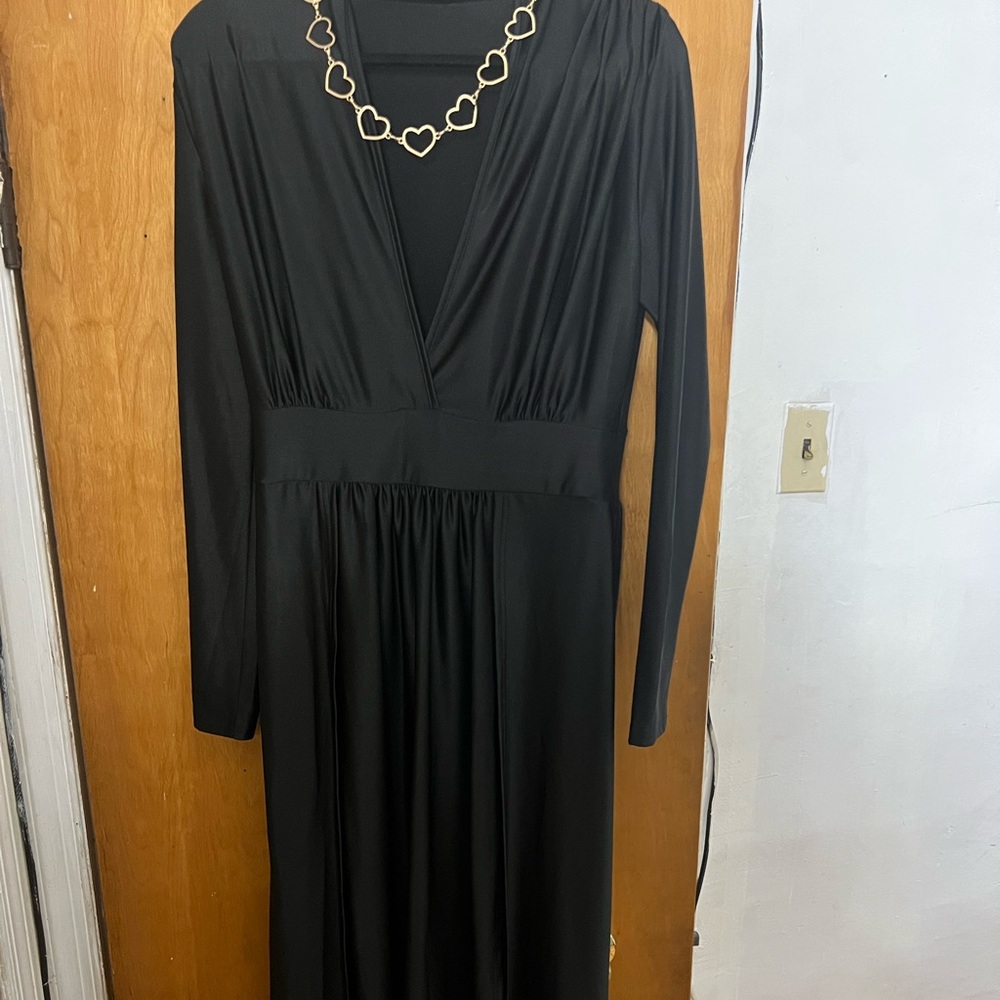 Long black dress